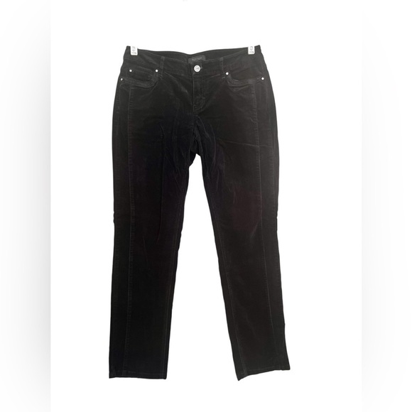 White House Black Market Pants - White House black market noir slim leg black corduroy pants size 4R